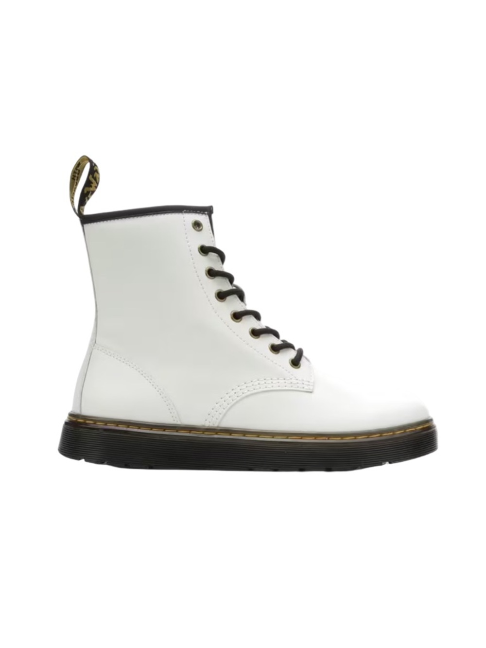Women’s Dr Martens Zavala Combat Boots in White Size 9